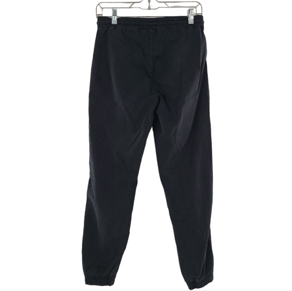 Zara waist string Charcoal washing cotton spandex‎ Jogger Pants XS Tapered Leg. - Picture 1 of 4